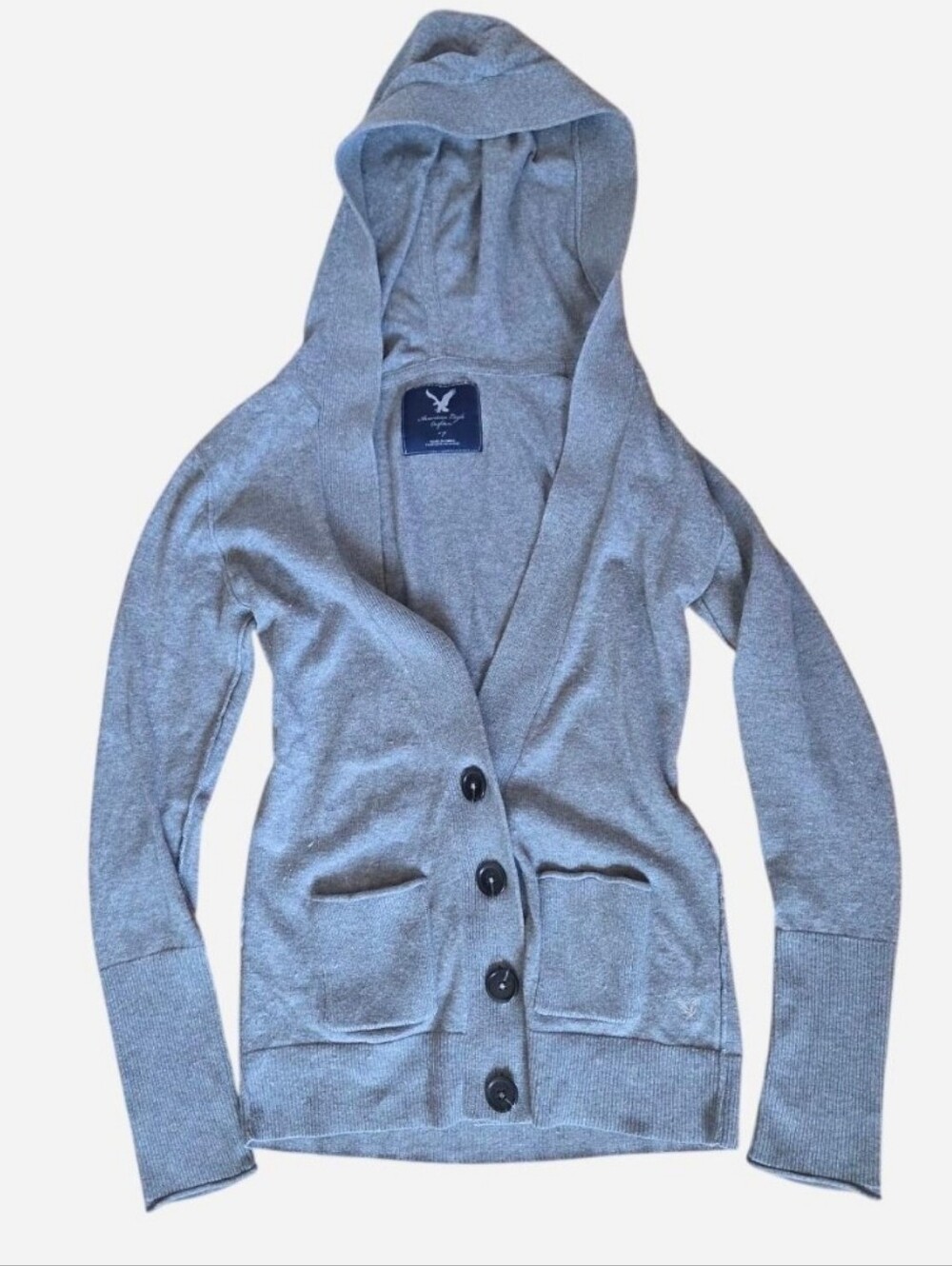 American Eagle hooded cardigan